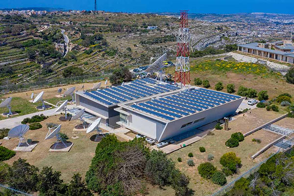 aerial view fo the melita data centre in madliena