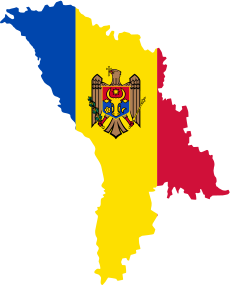 map of moldova