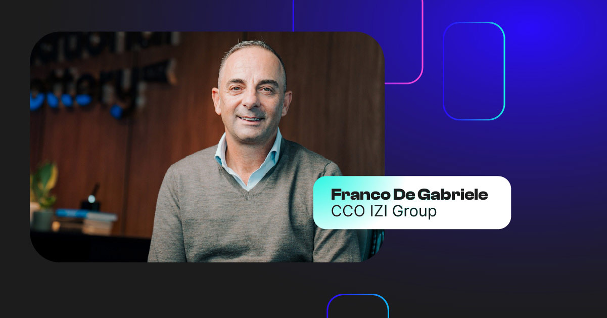 Franco De Gabriele, IZI Group: From websites to shops, we need instant connectivity.