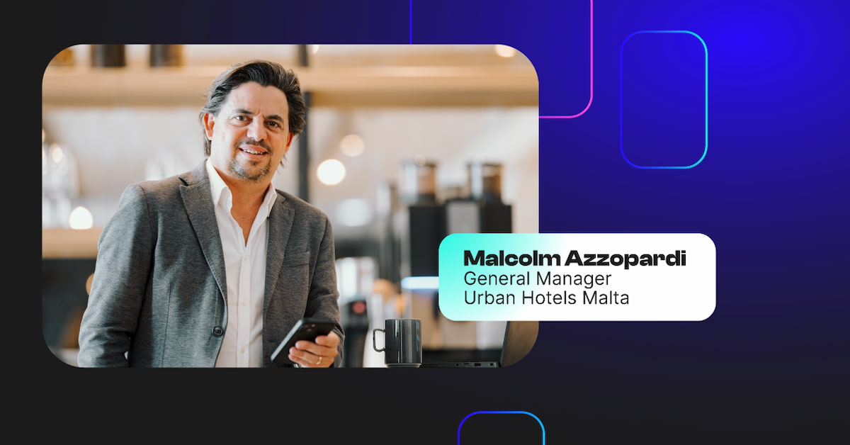 Malcolm Azzopardi, Urban Hotels: Guests require cutting-edge technology and instant connectivity.